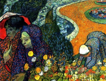  garten - Damen von Arles Erinnerungen des Gartens bei Etten Vincent van Gogh